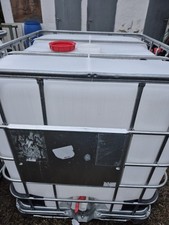 IBC Container 1000L Behälter Regenwassertank auf Palette (Ungespült)