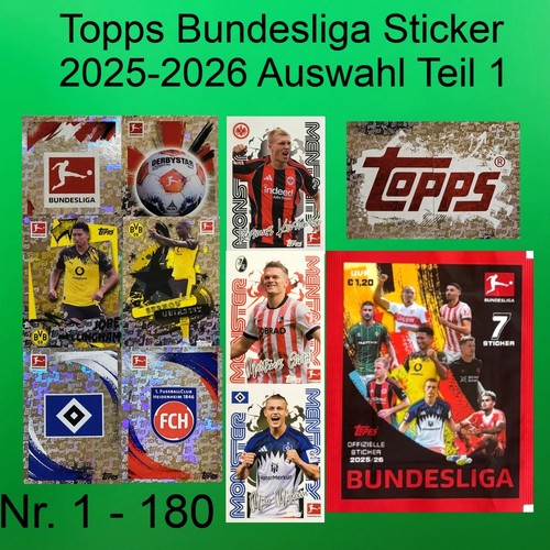 Topps bundesliga sticker 26 - bundesliga, 25/26