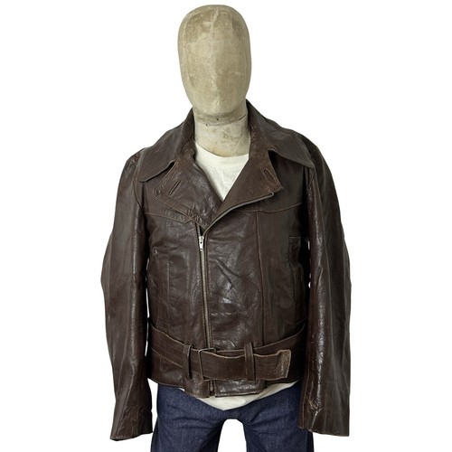 Vintage 50er jahre lederjacke - vintage,