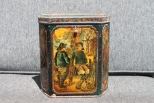 Alte Blechdose lithographiert