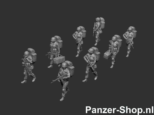 Defensie figuren - 8x,