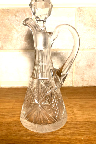 Vintage geschliffenes glas - vintage,
