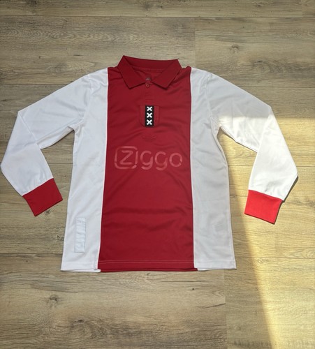 Rot weißes langarmiges ajax - rot/weißes,