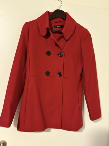 Roter kurzwollmantel von - roter,