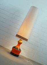 XXL Keramik Boden Stehleuchte Stehlampe Lampe Boden Leuchte Vintage 1960er Jahre