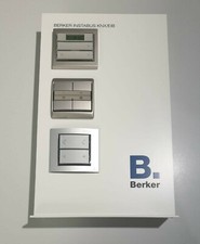Berker KNX Mustertafel Koffer Präsentation Elektro Schalter sample case / 904