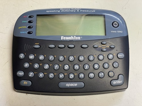 Franklin speaking dictionary - speaking, &