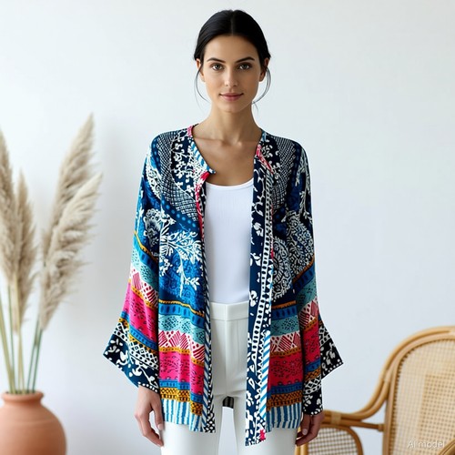 Boho hippie strickjacke - hippie,