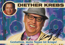 Autogramm - Diether Krebs