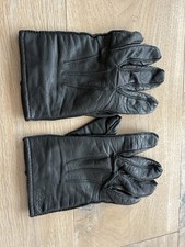 Hugo Boss Green Lederhandschuhe schwarz One Size