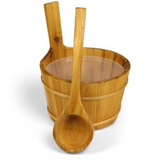 Saunakübel und Sauna-Kelle