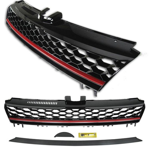 Kühlergrill schwarz glanz - kühlergrill,