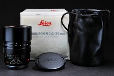 LEICA SUMMICRON-M 90mm schwarz