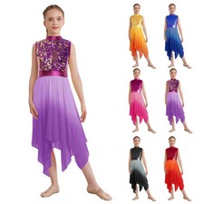 Mädchen ärmelloses tanzkleid - ärmelloses,