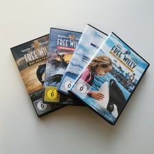 Free Willy Collection 1 + 2 + 3 + 4 DVD 4 DVDs 1-4 Kinder Warner Bros Sammlung