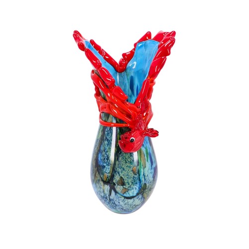Murano vaso aus farbigem glas - vaso,