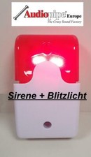 LED Alarm Blitzlicht Sirene Blitzleuchte Alarmanlage Blinklicht Signal 12V VIDEO