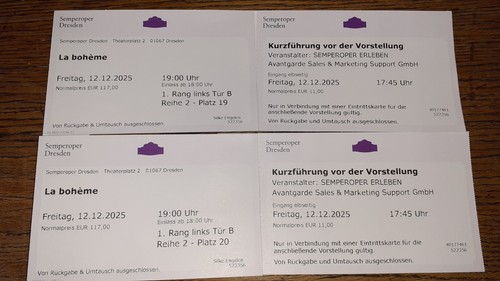 Semper oper dresden bohème - oper,