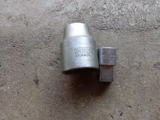 Gedore Sechskant Nuss, SW 36 mm, Stecknuss Antrieb 3/4 mit Adapter  1/2