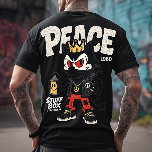 Stuff box herren - shirt, peace
