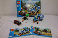 Lego City 4441 Polizeihundetransporter mit Sportwagen und Räuber + OVP und BA