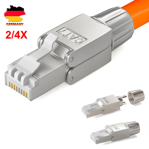 10x cat7 netzwerkstecker - 2-10x,