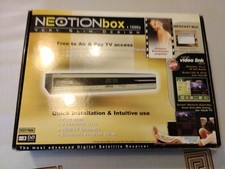 DSR Sat Receiver NeotionBox1000S mit 2 Fernbedienungen im Original Verpackung 