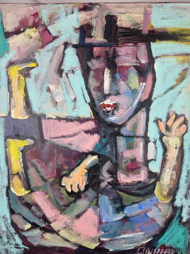 ölbild abstrakt gemälde - Ölbild,