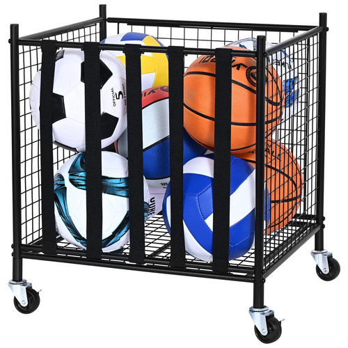 Sportballwagen mit rollen und - sportballwagen,