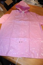 lange Pvc Jacke Regenjacke Lackjacke  Regenmantel    Gr L/ XL   ## 36