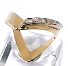 Ring Gold Diamanten 0,14 ct