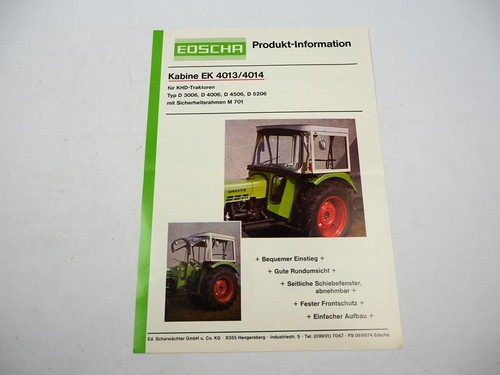 Orig prospekt edscha 4013 - orig., ek