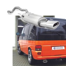 FOX Sportauspuff Endschalldmpfer VW Bus T4 Transporter Bus Syncro ab Bj90 oval