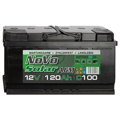 Novo solar agm 12v - 12v, 120ah