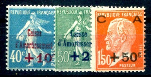 Frankreich 1927 226 228 - frankreich, 226-228
