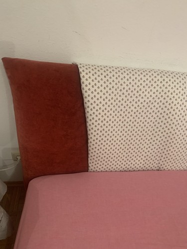 Rotes polsterbett bettrahmen - rotes,