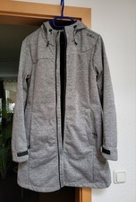 CMP Softshellmantel Damen Gr. S 38 Grau Wasserabweisend Top Zustand