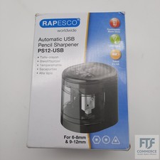 Rapesco 1449 PS12-USB Automatischer/Elektrischer Spitzmaschine, Ladung durch Bat