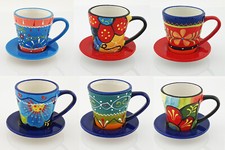 Mediterrane Espressotasse mit