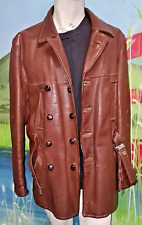 alte 40er Lederjacke Militär 50er Oldtimer Motorrad Panzer U-Boot Flieger