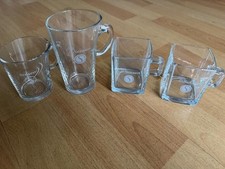 4x Glas Senseo Kaffeetassen Tassen verschiedene Ausführungen klar