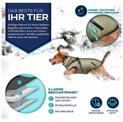 Tresko hundejacke winter - hundejacke,