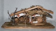 Krippe Weihnachten Holz 30,5