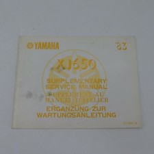 original Yamaha XJ 650 Werkstatthandbuch Handbuch Reparaturanleitung Zusatz
