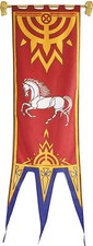 Banner von ROHAN IV - Herr Der Ringe Flagge Replica Fahne ca 57 x 196 cm neu