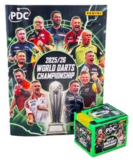 Panini PDC World Darts Championship 2025/26 Display Box 36 Tüten + Stickeralbum