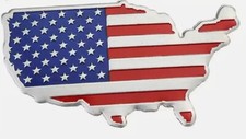 3D USA Flagge  Auto Aufkleber