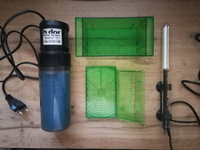 Aquarium Set HYDOR Crystal R05 Duo &Heizstab & Aufzuchtbecken Tank