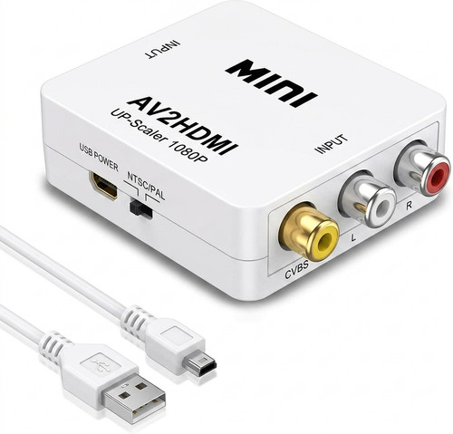 Hdmi adapter konverter - av,