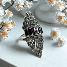 Vintage Jugendstil Ring 925